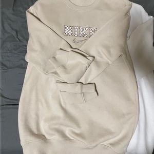 Perfect fall Bundle nike sweatsuit and sweater custom made